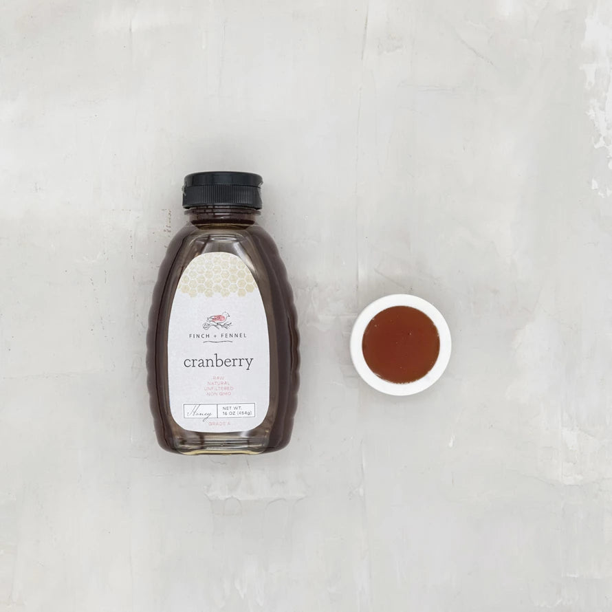 Grade A Unfiltered Cranberry Honey