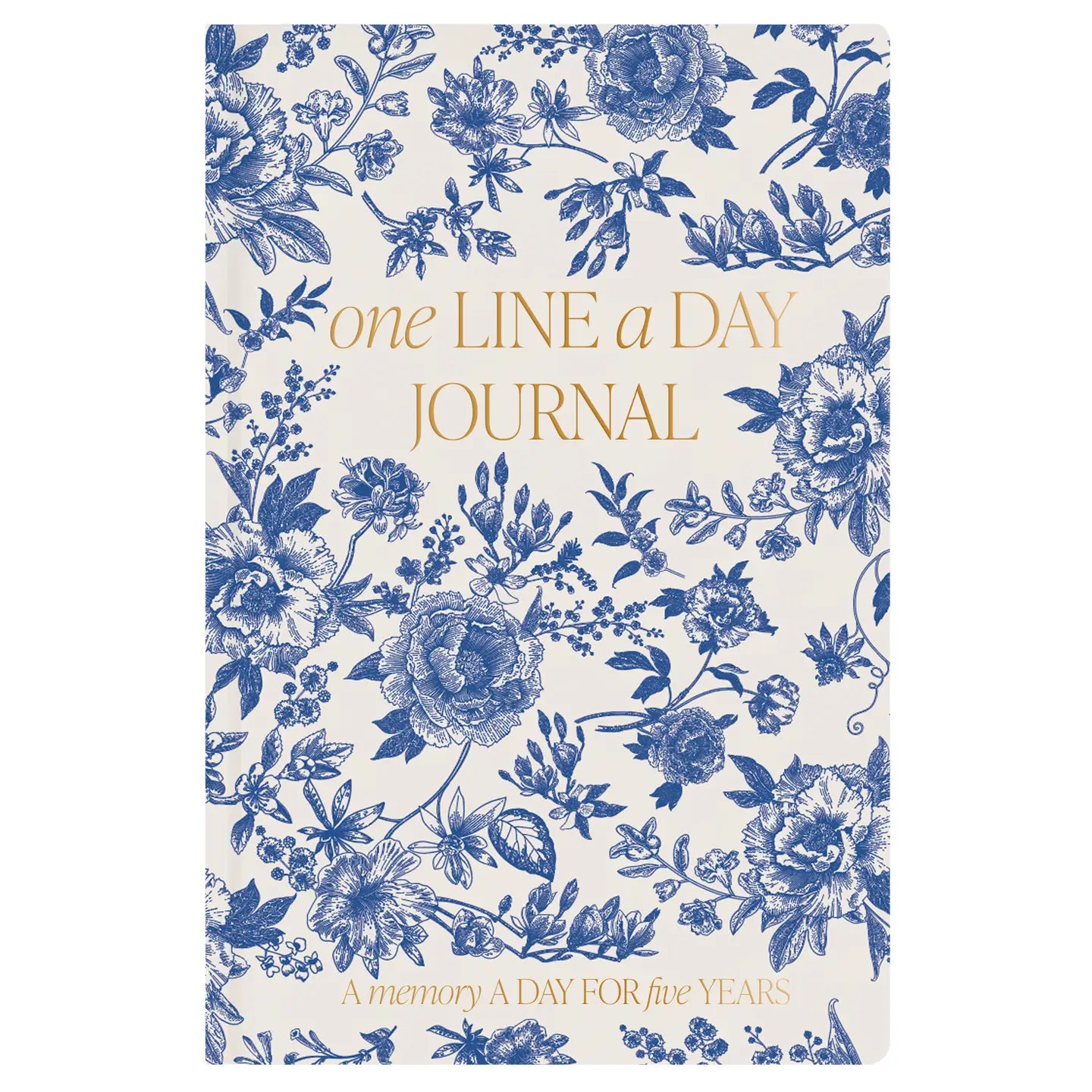 Blue Delft One Line A Day Fabric Journal