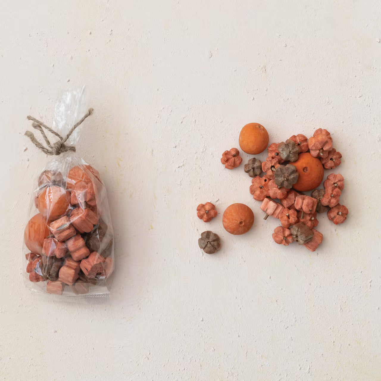 Dried Natural Organic Pumpkin Shaped Mix in Bag