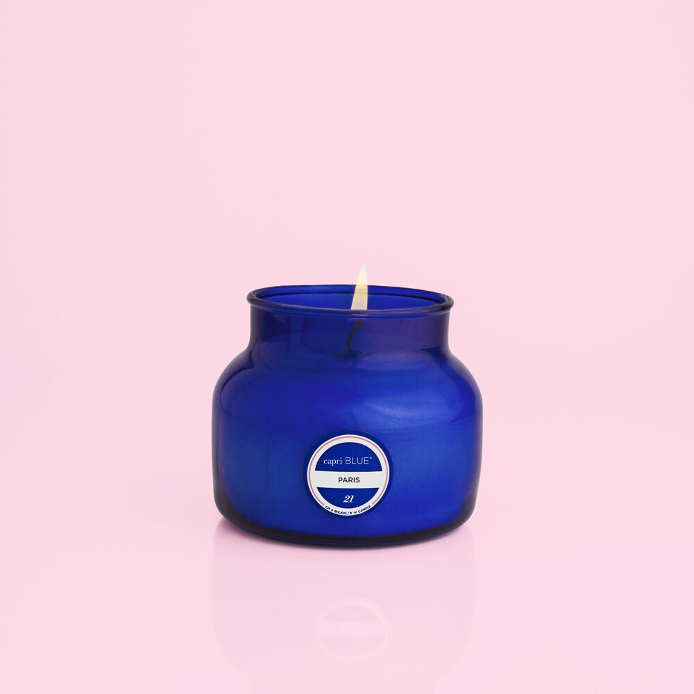 Paris Blue Petite Jar 8 oz.