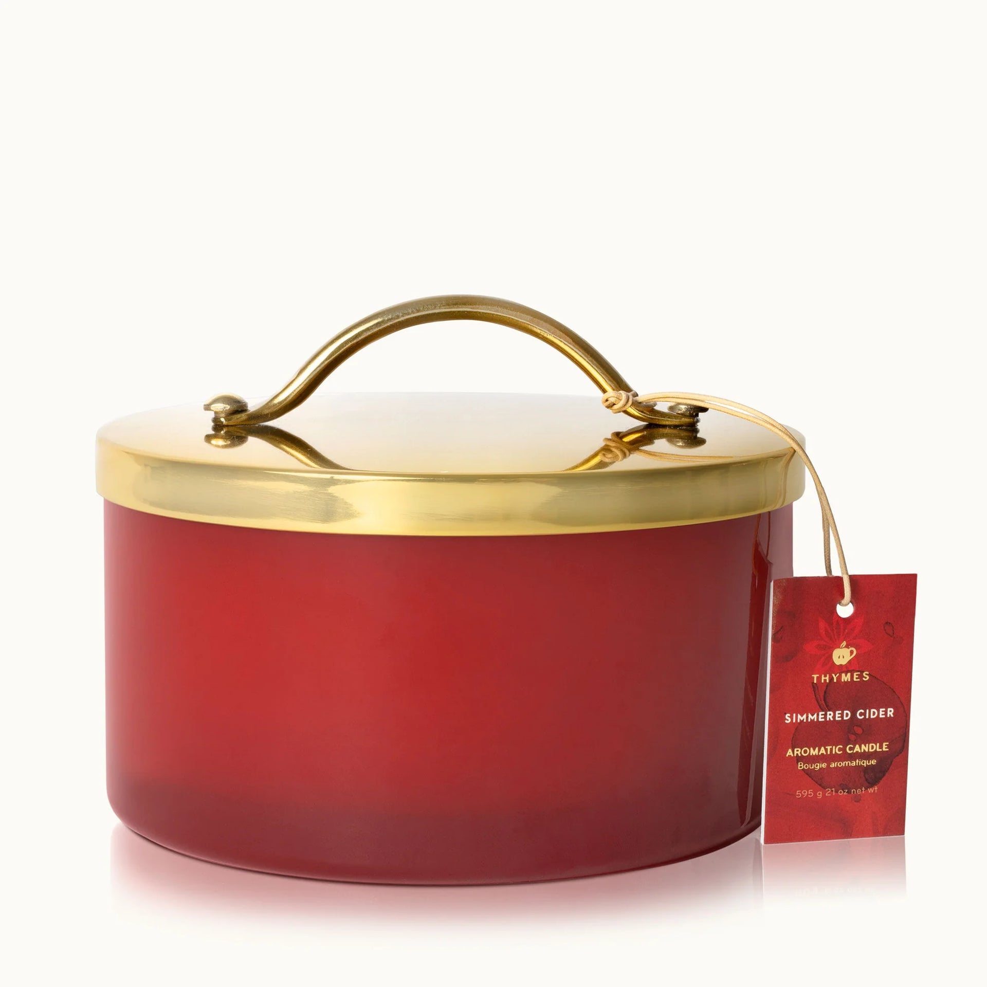 Simmered Cider Poured Candle, Harvest Red 4-Wick