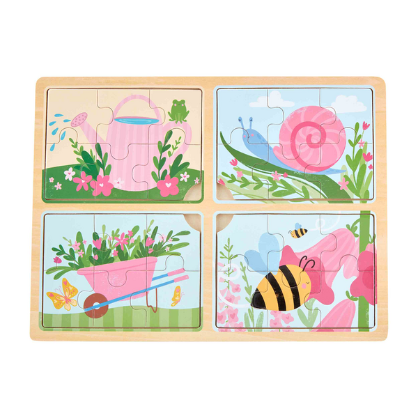 Garden 4 in 1 Puzzle