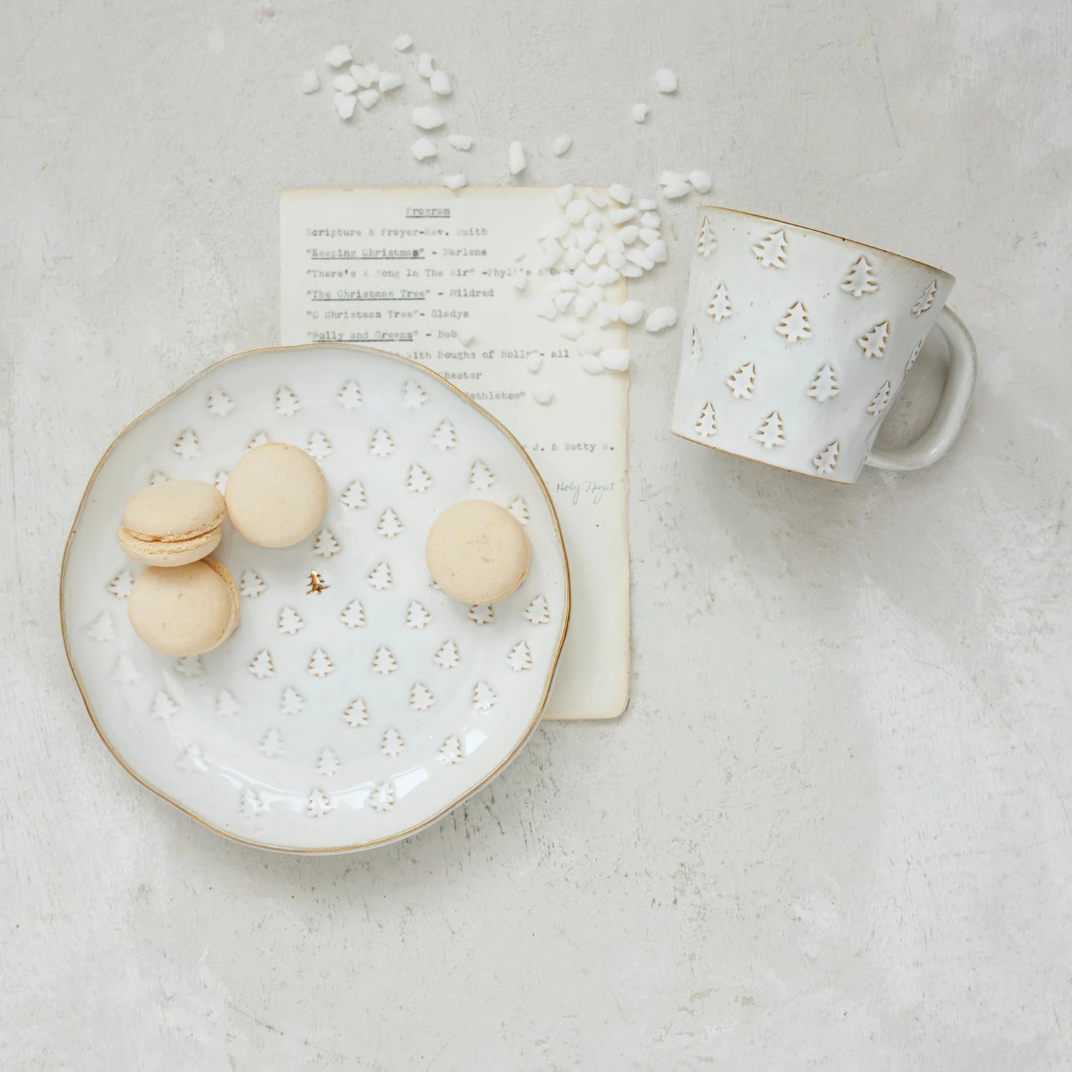 Stoneware Mug with Electroplating (Each Will Vary)